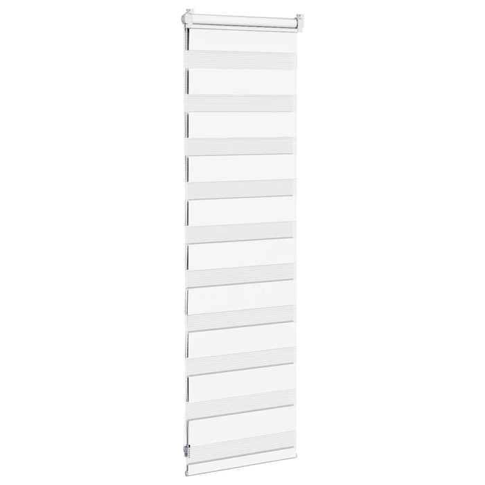 Jaluzea tip zebra alb lățime țesătură 40,9 cm poliester - WALTI WALTI