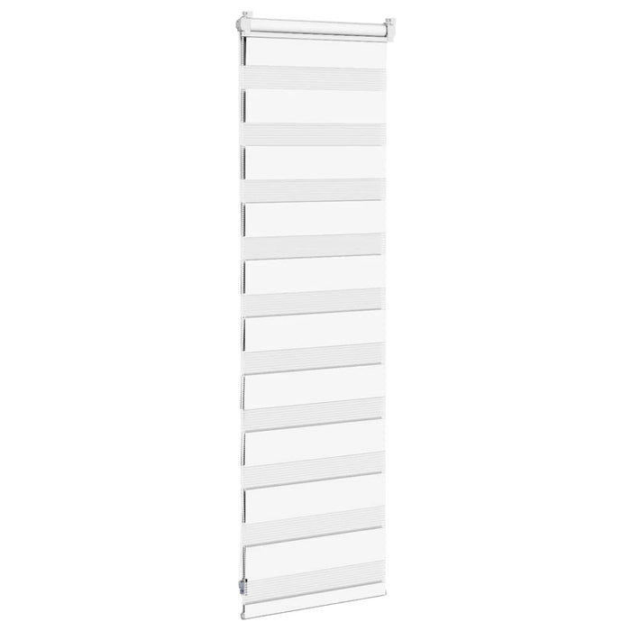 Jaluzea tip zebra alb lățime țesătură 45,9 cm poliester - WALTI WALTI