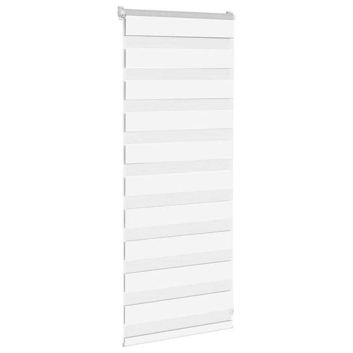 Jaluzea tip zebra alb lățime țesătură 55,9 cm poliester - WALTI WALTI