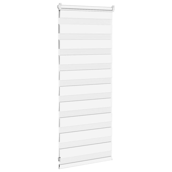Jaluzea tip zebra alb lățime țesătură 60,9 cm poliester - WALTI WALTI