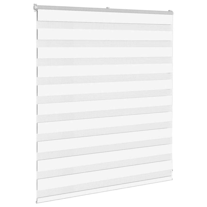 Jaluzea tip zebra alb lățime țesătură 120,9 cm poliester - WALTI WALTI