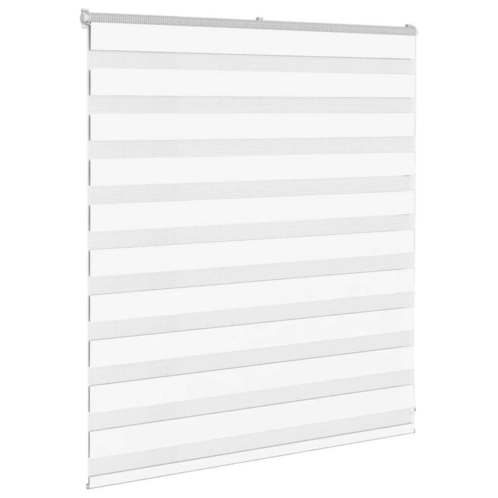 Jaluzea tip zebra alb lățime țesătură 130,9 cm poliester - WALTI WALTI