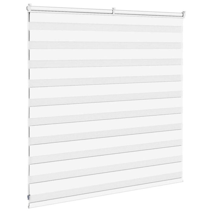 Jaluzea tip zebra alb lățime țesătură 135,9 cm poliester - WALTI WALTI