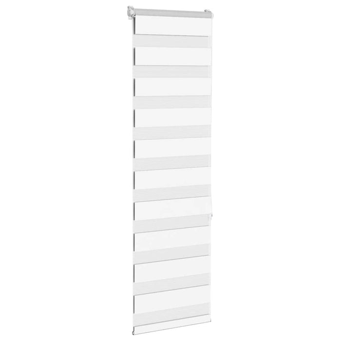 Jaluzea tip zebra alb lățime țesătură 35,9 cm poliester - WALTI WALTI