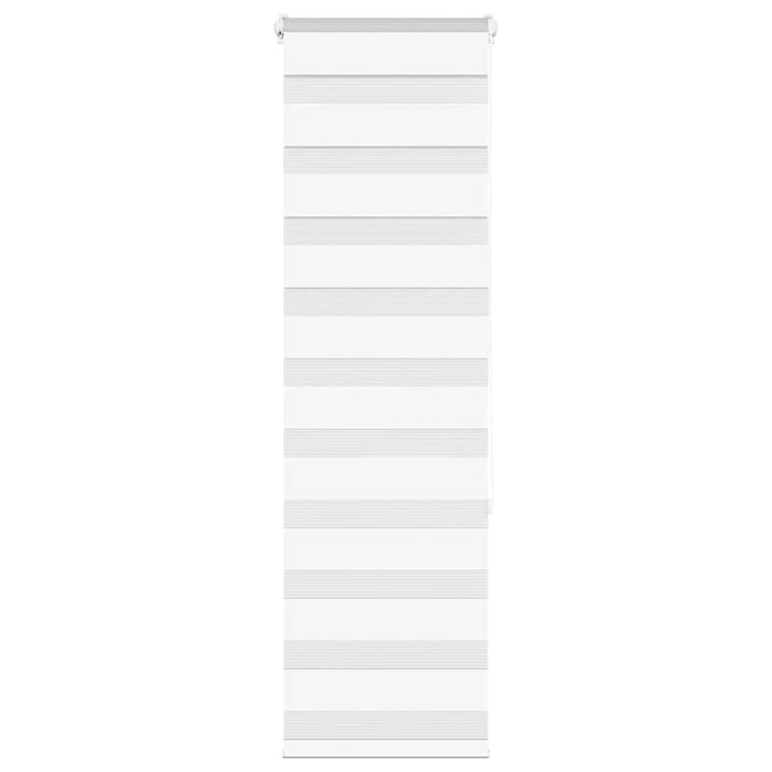 Jaluzea tip zebra alb lățime țesătură 40,9 cm poliester - WALTI WALTI