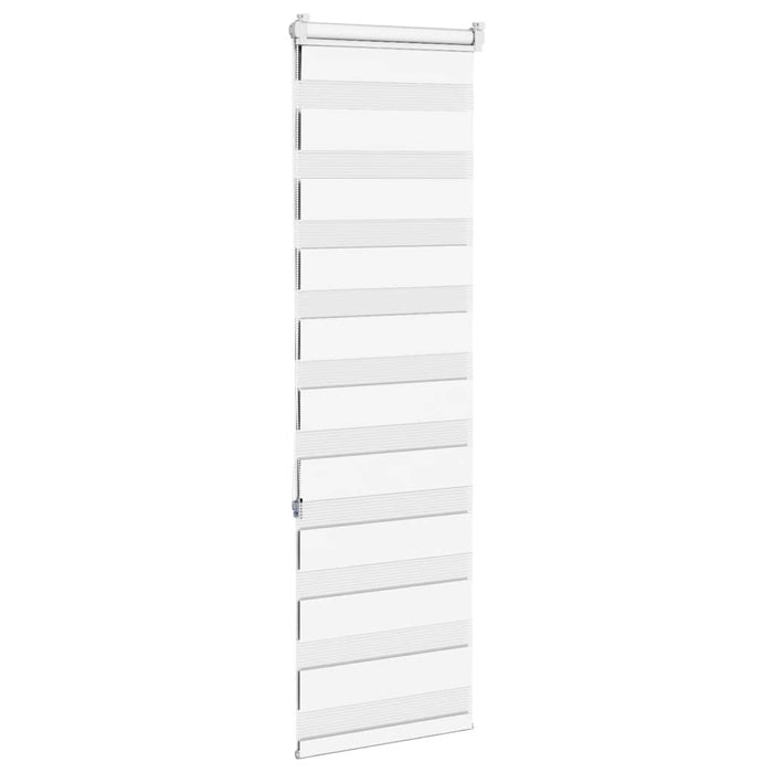 Jaluzea tip zebra alb lățime țesătură 40,9 cm poliester - WALTI WALTI