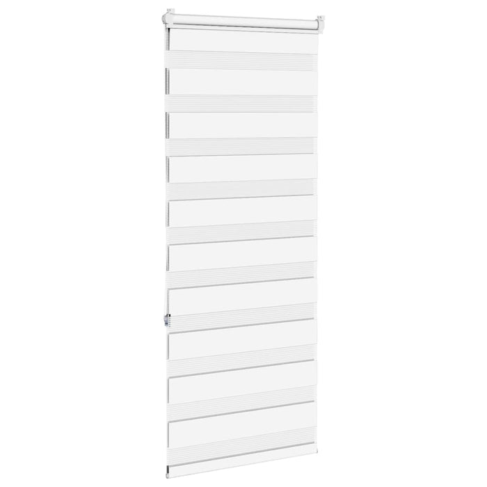 Jaluzea tip zebra alb lățime țesătură 55,9 cm poliester - WALTI WALTI