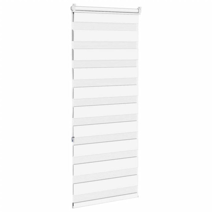 Jaluzea tip zebra alb lățime țesătură 60,9 cm poliester - WALTI WALTI