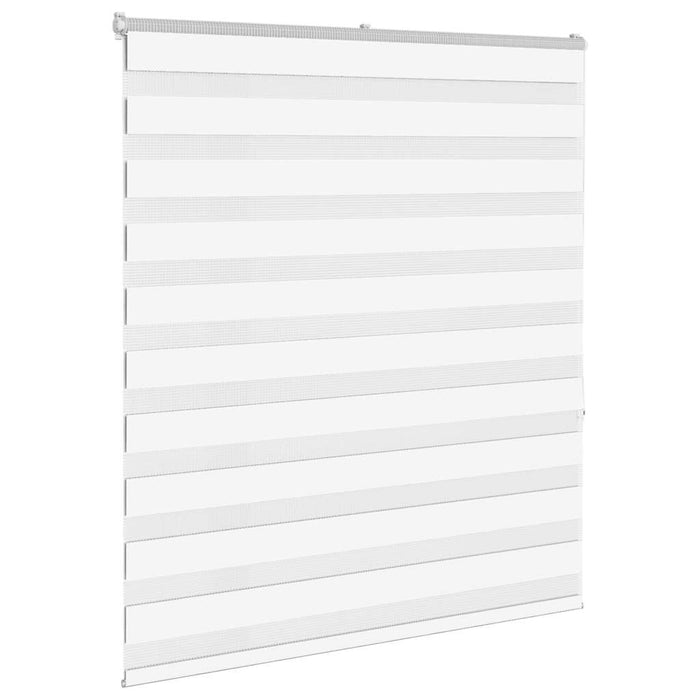 Jaluzea tip zebra alb lățime țesătură 125,9 cm poliester - WALTI WALTI