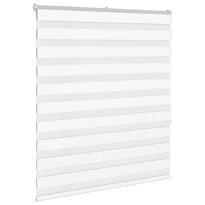 Jaluzea tip zebra alb lățime țesătură 130,9 cm poliester - WALTI WALTI