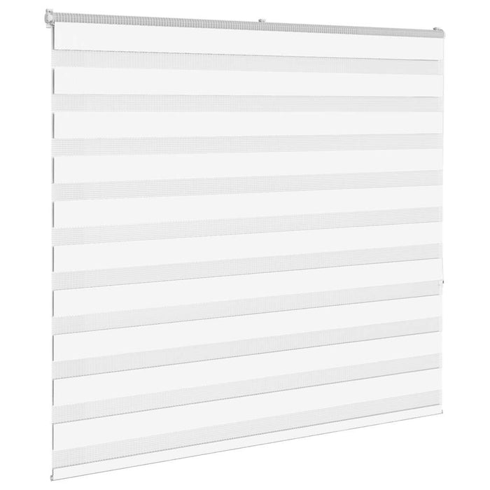 Jaluzea tip zebra alb lățime țesătură 155,9 cm poliester - WALTI WALTI