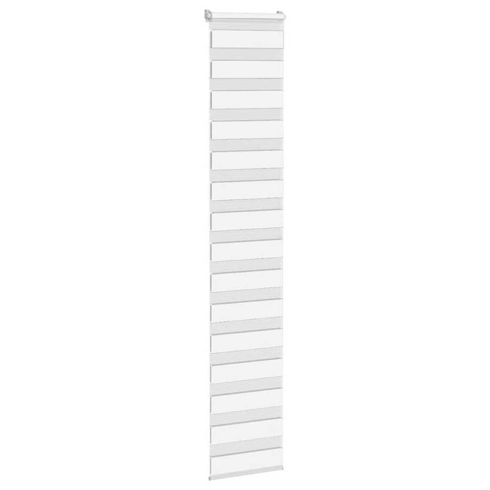 Jaluzea tip zebra alb lățime țesătură 35,9 cm poliester - WALTI WALTI