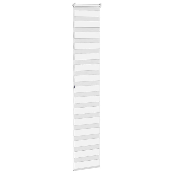 Jaluzea tip zebra alb lățime țesătură 35,9 cm poliester - WALTI WALTI