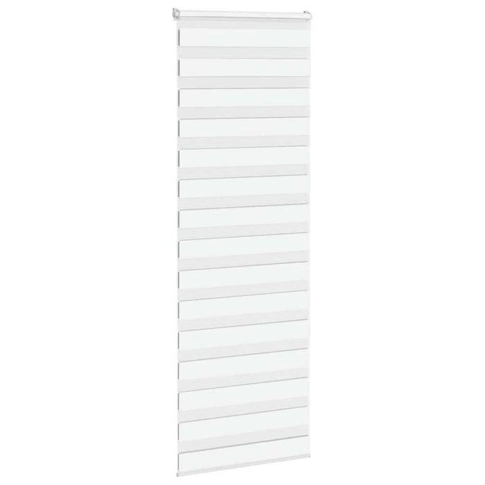Jaluzea tip zebra alb lățime țesătură 65,9 cm poliester - WALTI WALTI