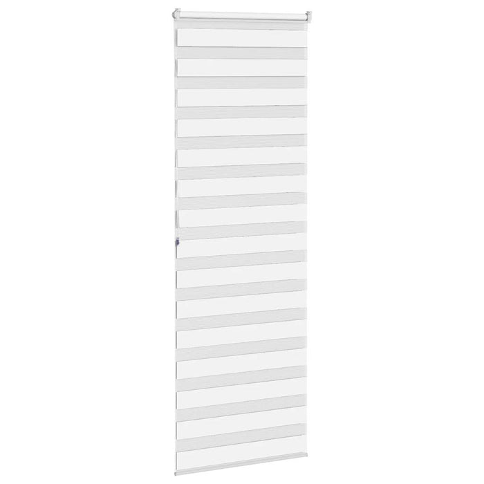 Jaluzea tip zebra alb lățime țesătură 70,9 cm poliester - WALTI WALTI
