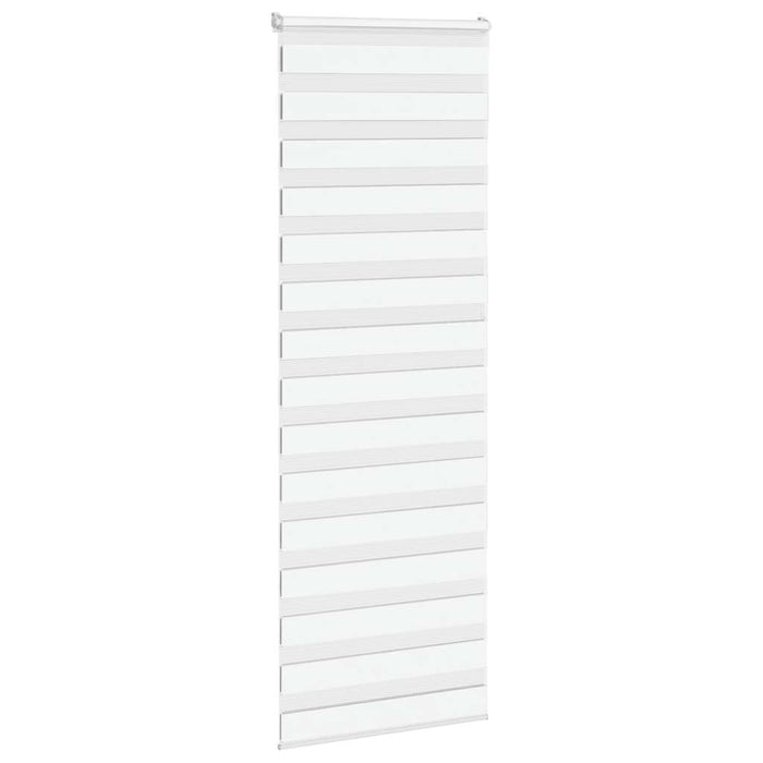 Jaluzea tip zebra alb lățime țesătură 75,9 cm poliester - WALTI WALTI