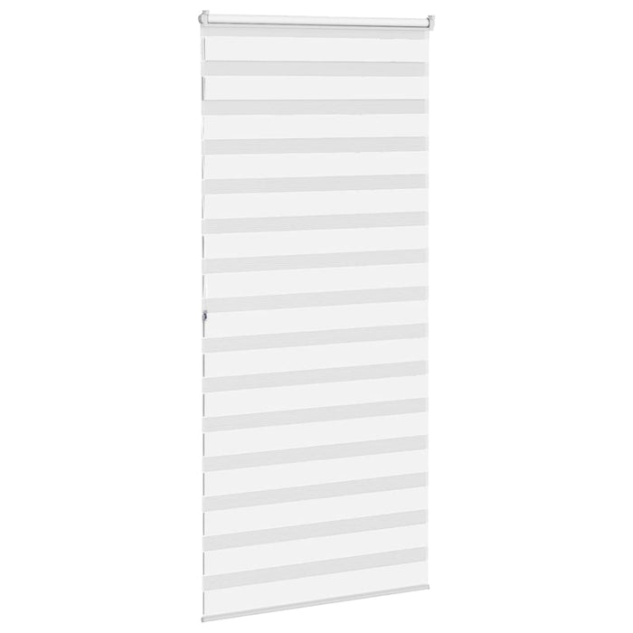 Jaluzea tip zebra alb lățime țesătură 100,9 cm poliester - WALTI WALTI