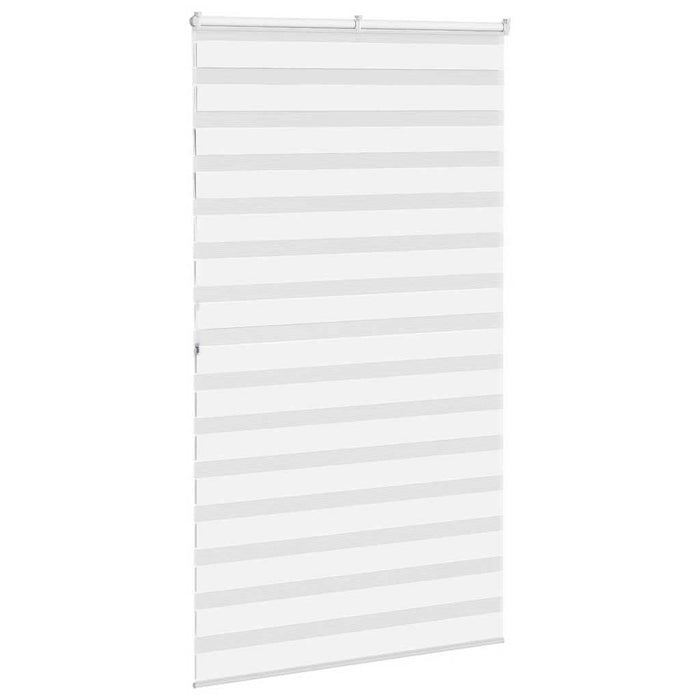 Jaluzea tip zebra alb lățime țesătură 120,9 cm poliester - WALTI WALTI