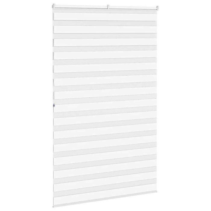 Jaluzea tip zebra alb lățime țesătură 135,9 cm poliester - WALTI WALTI