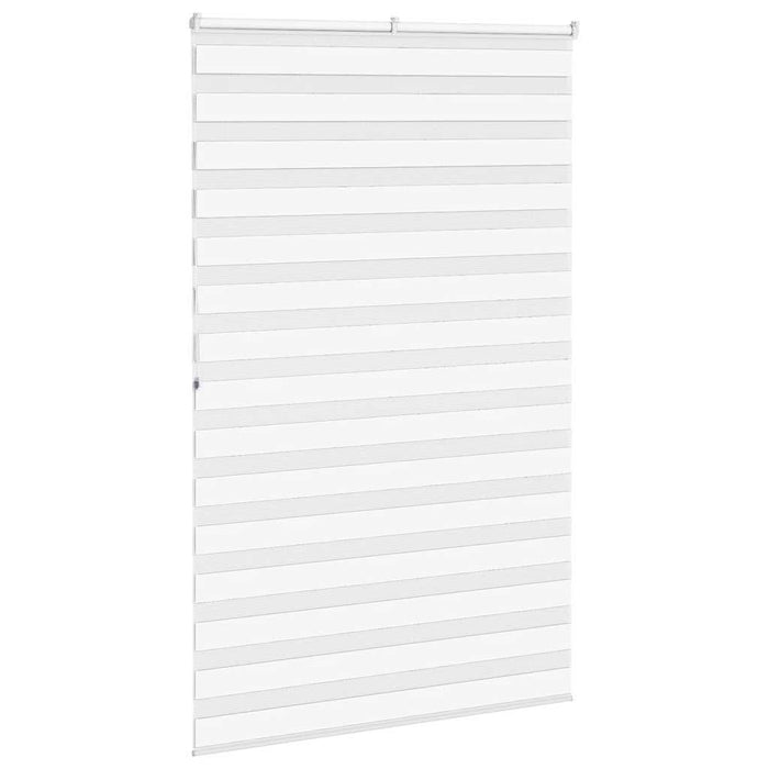 Jaluzea tip zebra alb lățime țesătură 140,9 cm poliester - WALTI WALTI