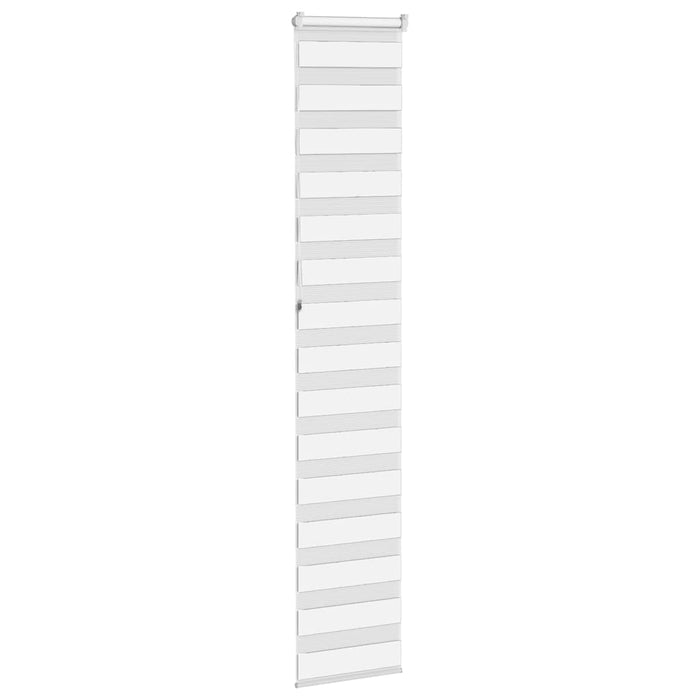 Jaluzea tip zebra alb lățime țesătură 40,9 cm poliester - WALTI WALTI