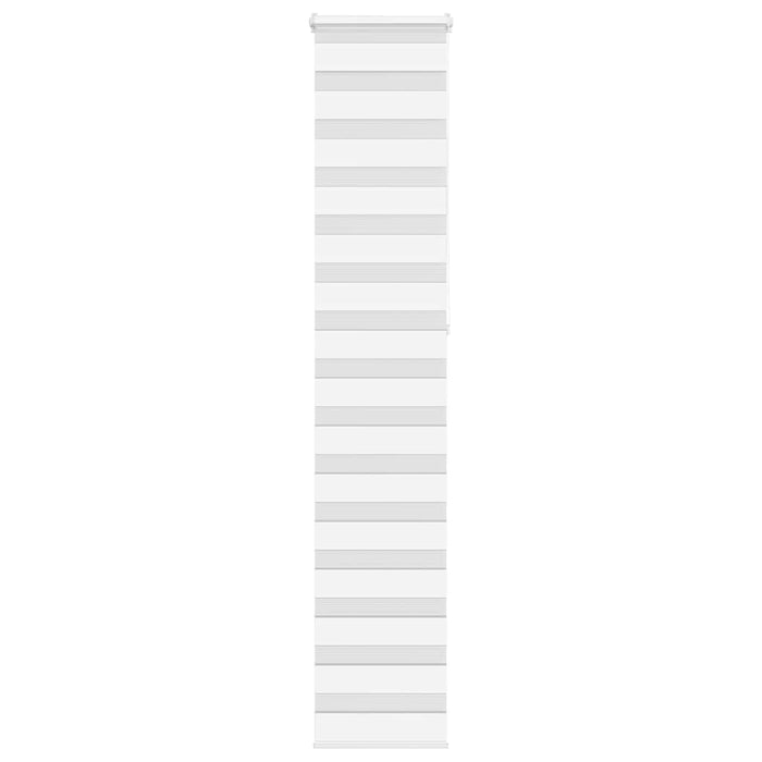 Jaluzea tip zebra alb lățime țesătură 45,9 cm poliester - WALTI WALTI