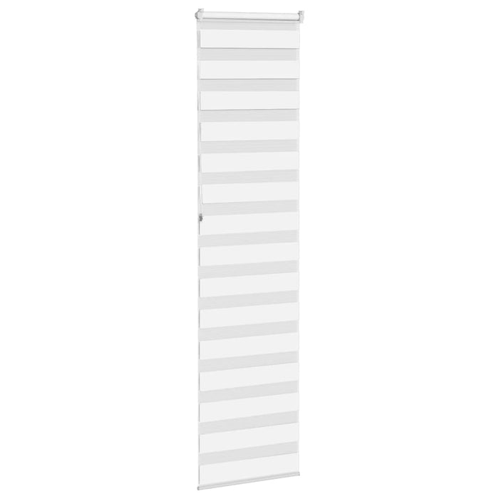 Jaluzea tip zebra alb lățime țesătură 60,9 cm poliester - WALTI WALTI