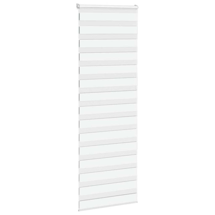 Jaluzea tip zebra alb lățime țesătură 65,9 cm poliester - WALTI WALTI