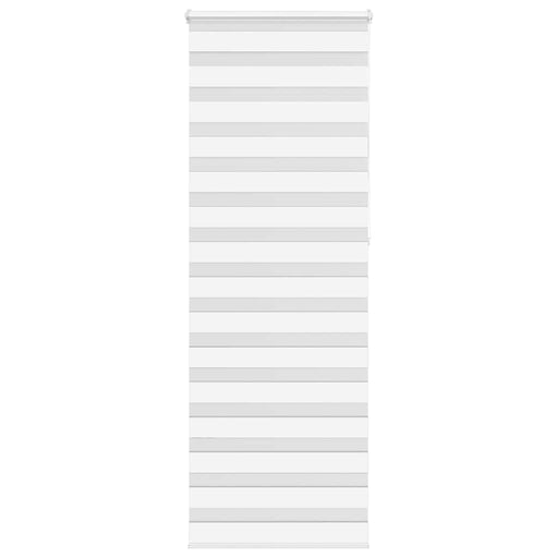 Jaluzea tip zebra alb lățime țesătură 70,9 cm poliester - WALTI WALTI