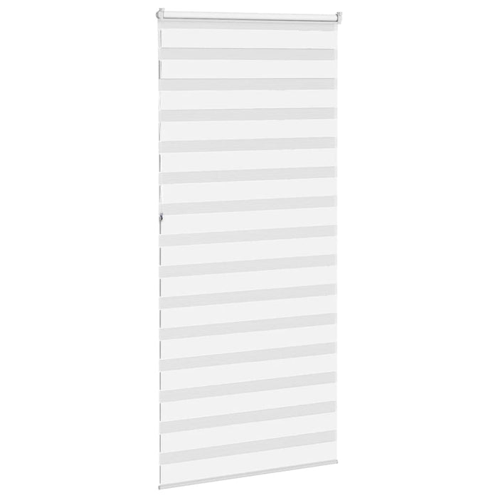 Jaluzea tip zebra alb lățime țesătură 110,9 cm poliester - WALTI WALTI
