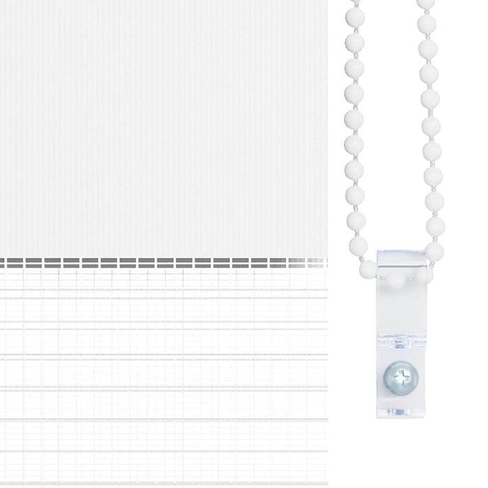 Jaluzea tip zebra alb lățime țesătură 115,9 cm poliester - WALTI WALTI