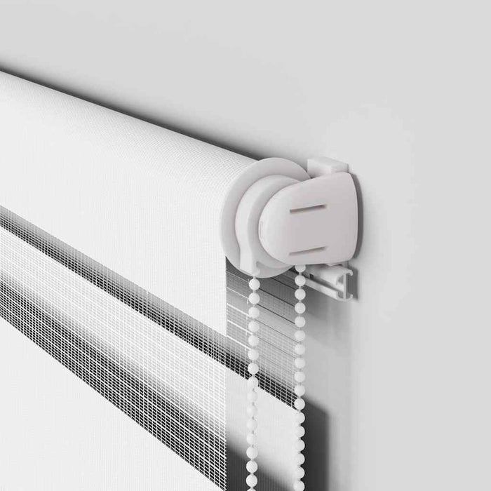 Jaluzea tip zebra alb lățime țesătură 115,9 cm poliester - WALTI WALTI