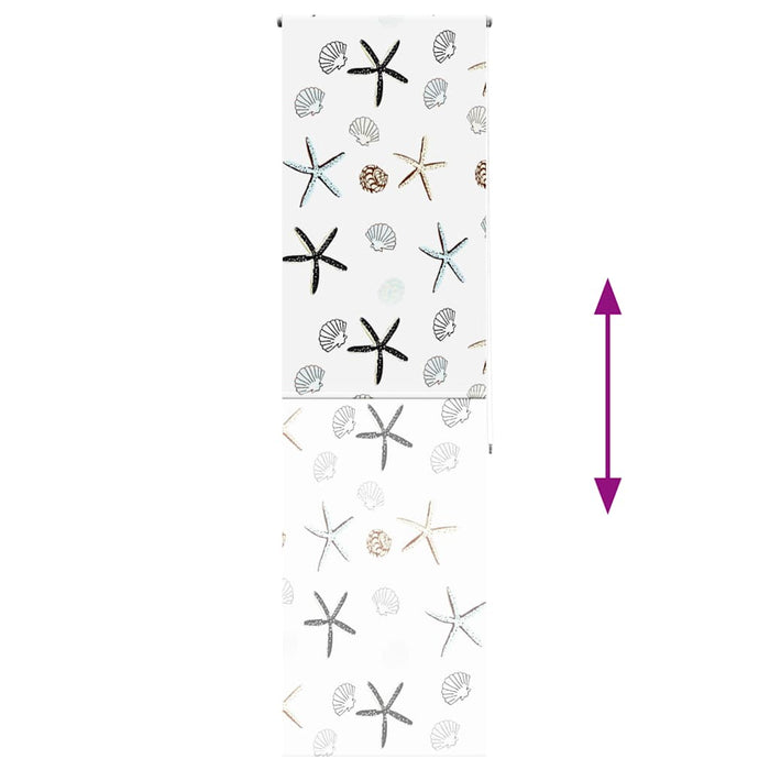 Jaluzea cu rolă de duș 80x240 cm, lățime materială 76 cm WALTI