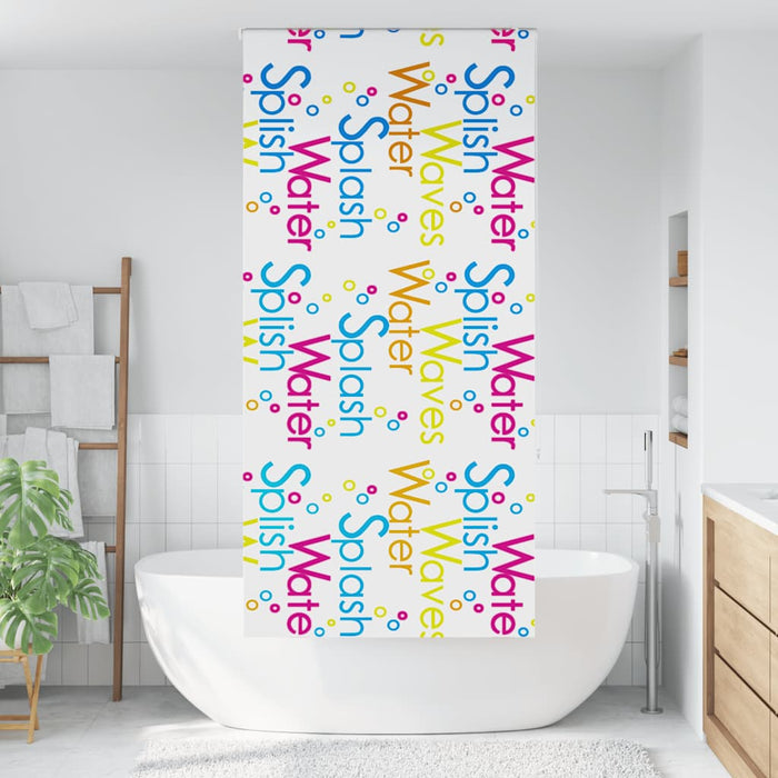 Jaluzea cu rolă de duș 110x240 cm lățime material 106 cm WALTI