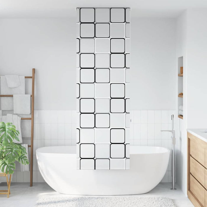 Jaluzea cu rolă de duș 80x240 cm, lățime materială 76 cm WALTI
