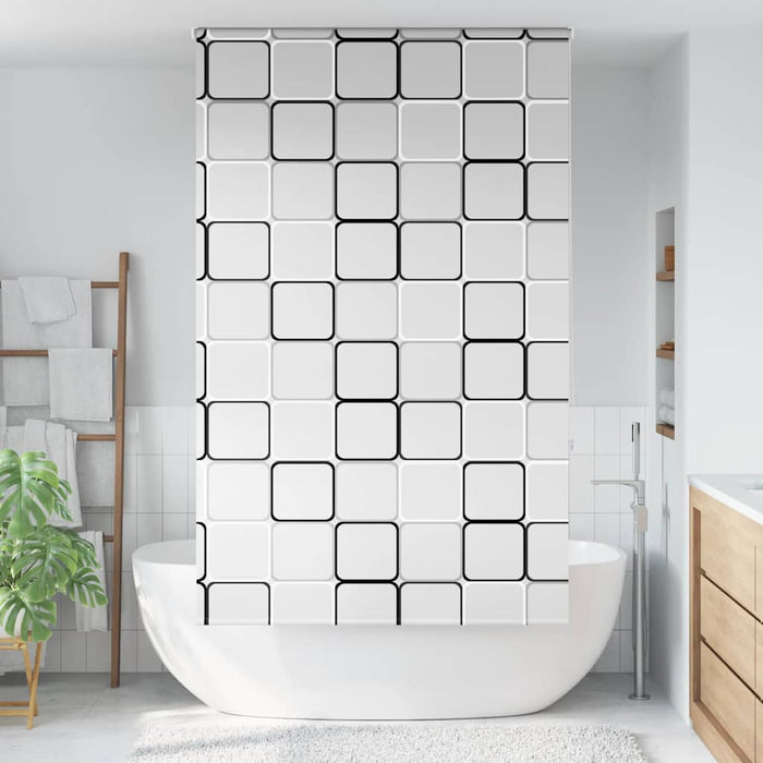 Jaluzea cu role de duș 140x240 cm lățime material 136 cm WALTI
