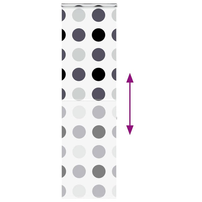 Jaluzea cu role de duș cu casetă 70x240 cm lățime material 66 cm WALTI