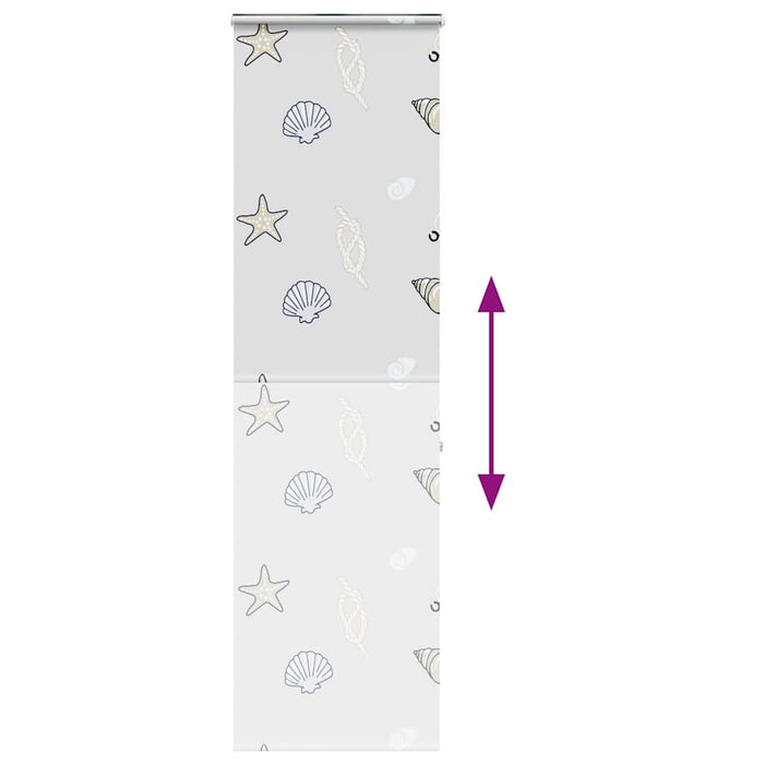 Jaluzea cu role de duș cu casetă 70x240 cm lățime material 66 cm WALTI