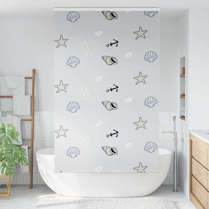 Jaluzea cu role de duș cu casetă 130x240cm lățime material 126cm WALTI