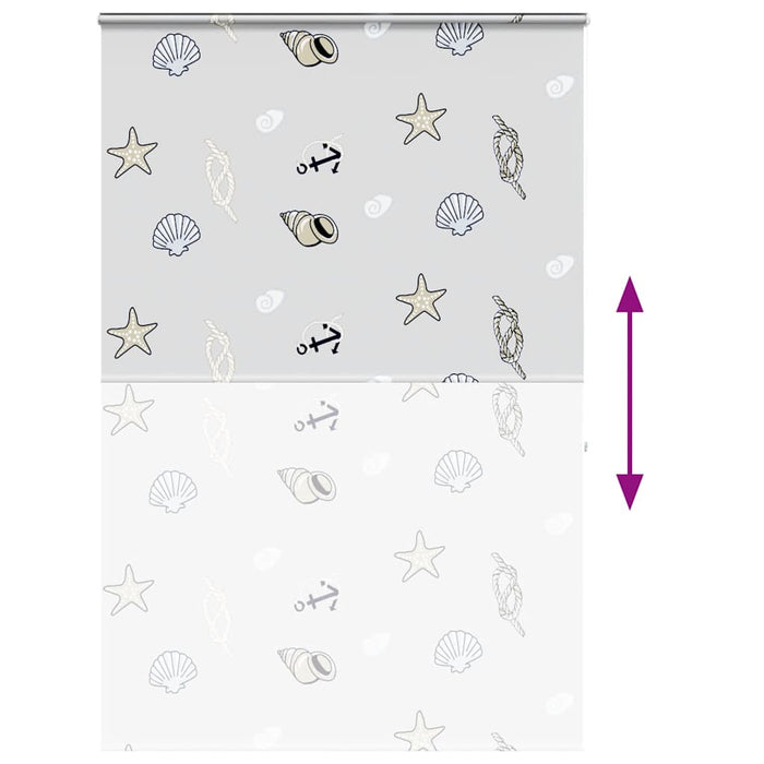 Jaluzea cu role de duș cu casetă 150x240cm lățime material 146cm WALTI
