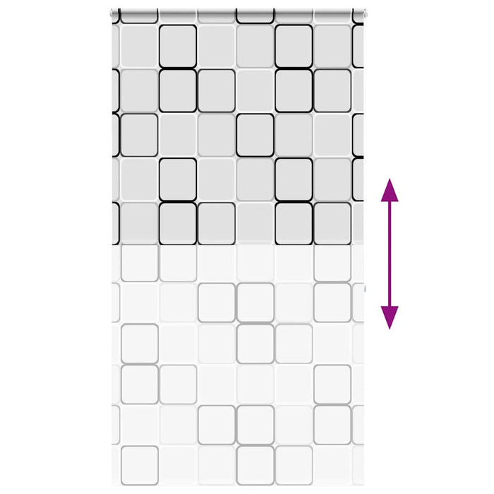 Jaluzea cu role de duș cu casetă 130x240cm lățime material 126cm - WALTI WALTI