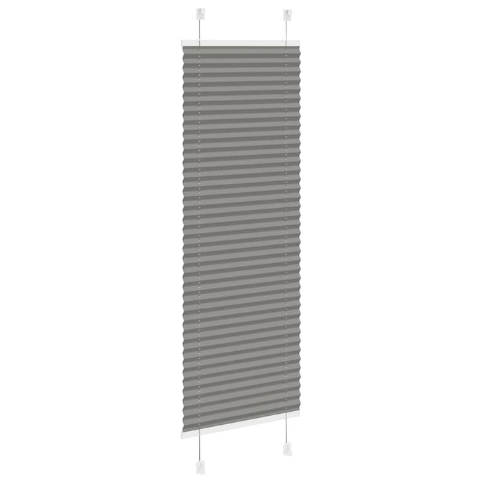 Jaluzea plisată Antracit 45x100 cm Lățime țesătură 44,4 cm WALTI