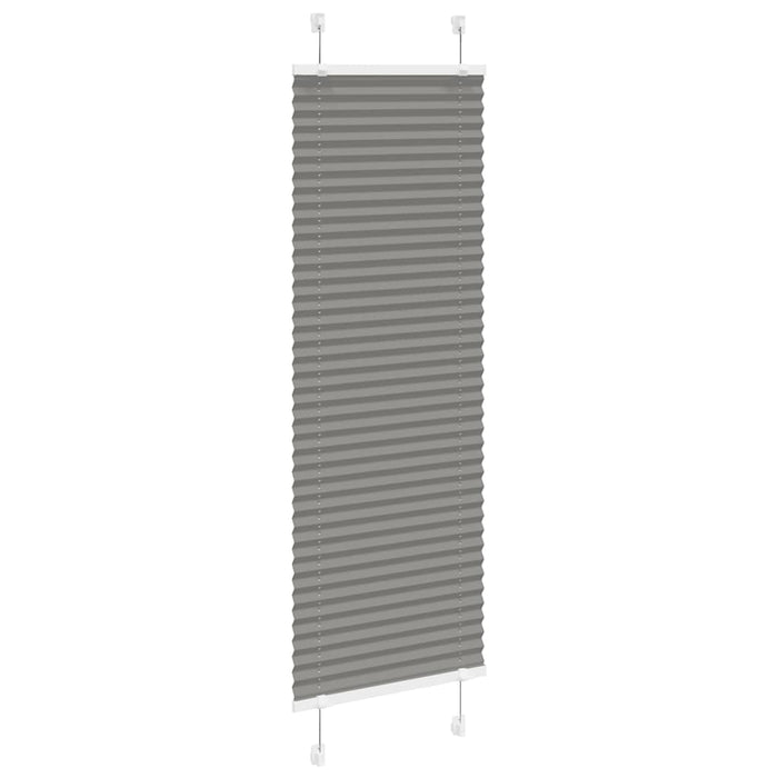 Jaluzea plisată Antracit 50x100 cm Lățime țesătură 49,4 cm WALTI