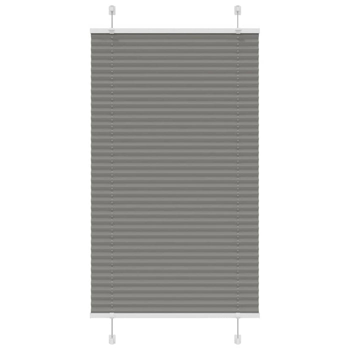 Jaluzea plisată Antracit 75x100 cm Lățime țesătură 74,4 cm WALTI