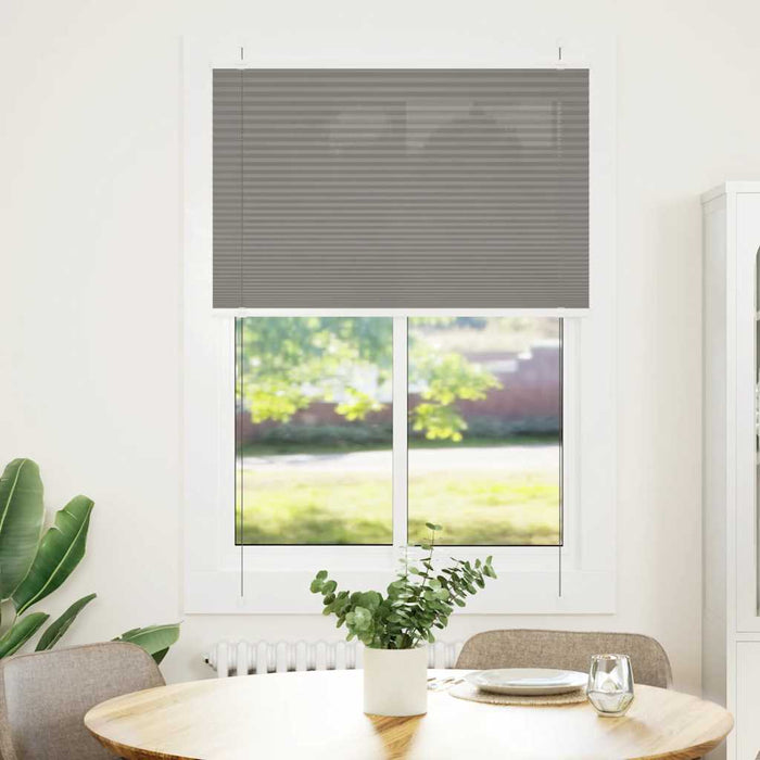 Jaluzea plisată Antracit 90x100 cm Lățime țesătură 89,4 cm WALTI