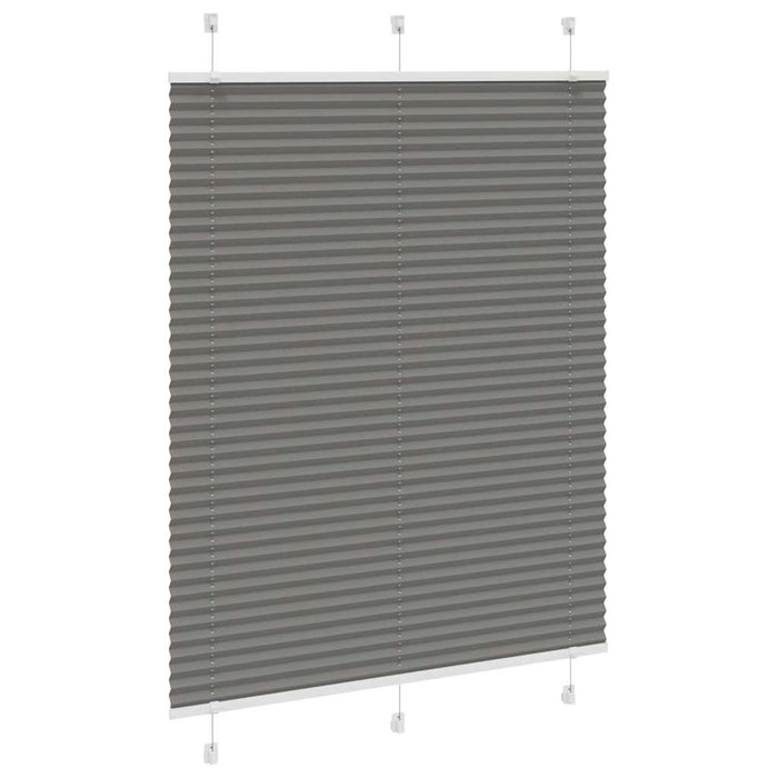 Jaluzea plisată Antracit 105x100 cm Lățime țesătură 104,4 cm WALTI