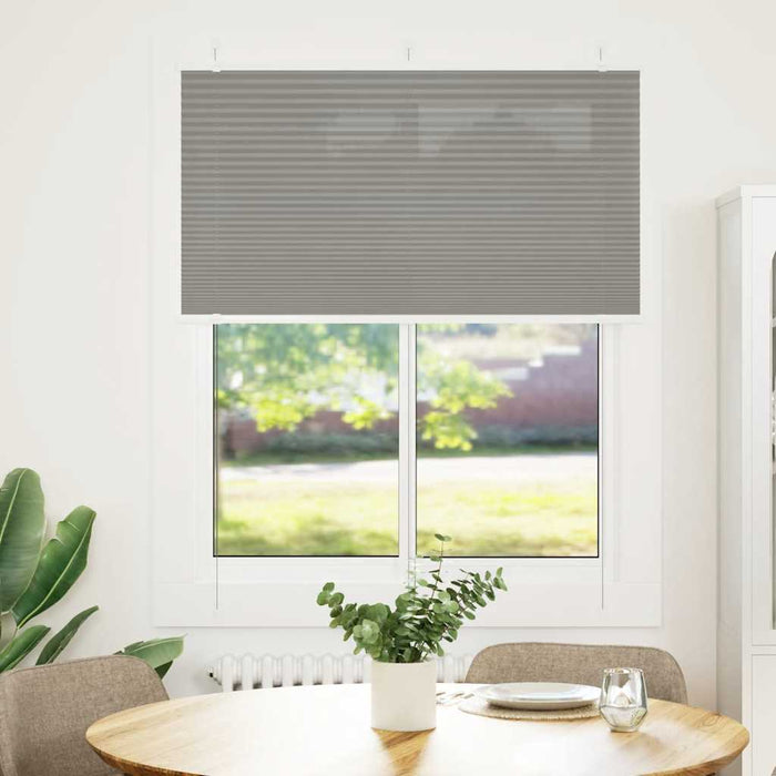 Jaluzea plisată Antracit 105x100 cm Lățime țesătură 104,4 cm WALTI