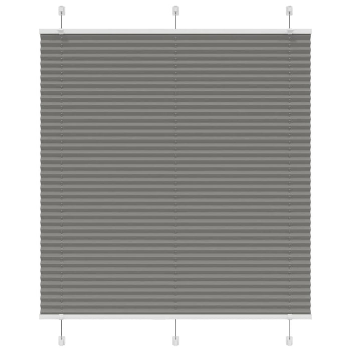 Jaluzea plisată Antracit 120x100 cm Lățime țesătură 119,4 cm WALTI