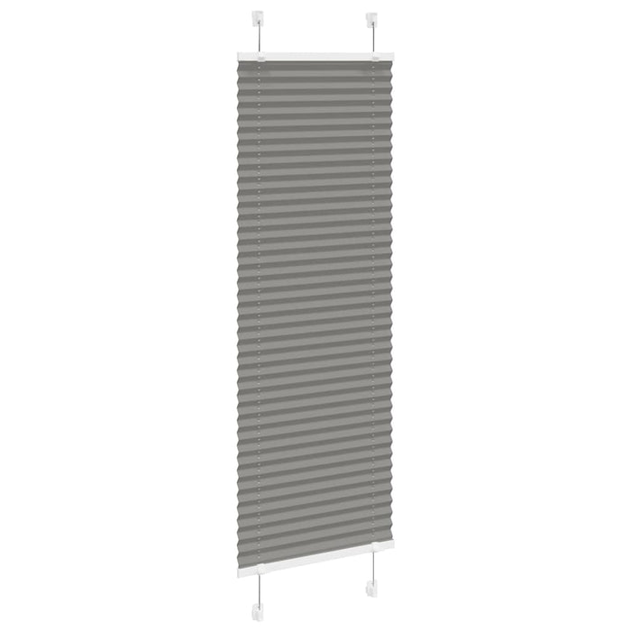 Jaluzea plisată Antracit 45x150 cm Lățime țesătură 44,4 cm WALTI