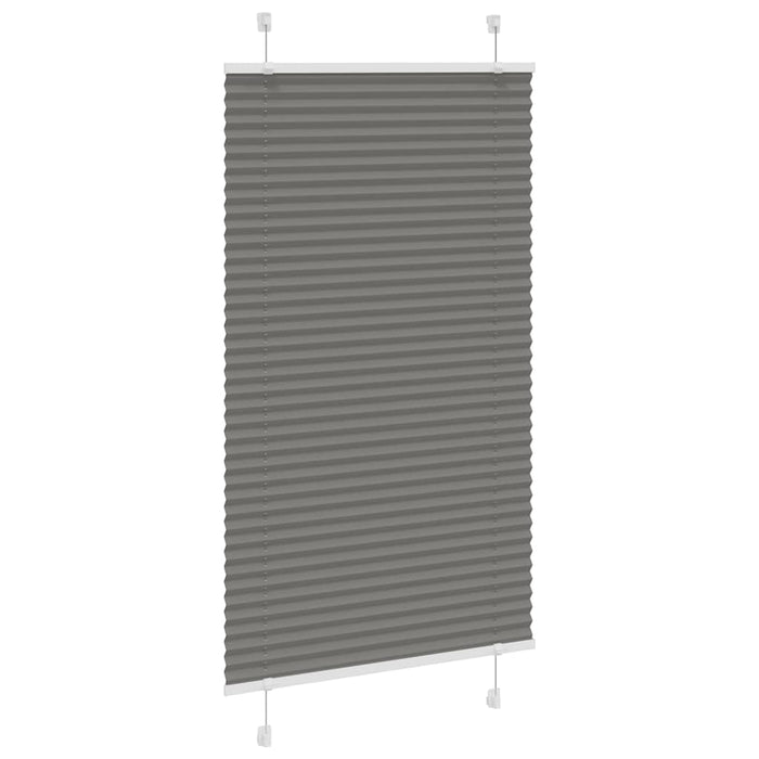 Jaluzea plisată Antracit 75x150 cm Lățime țesătură 74,4 cm WALTI